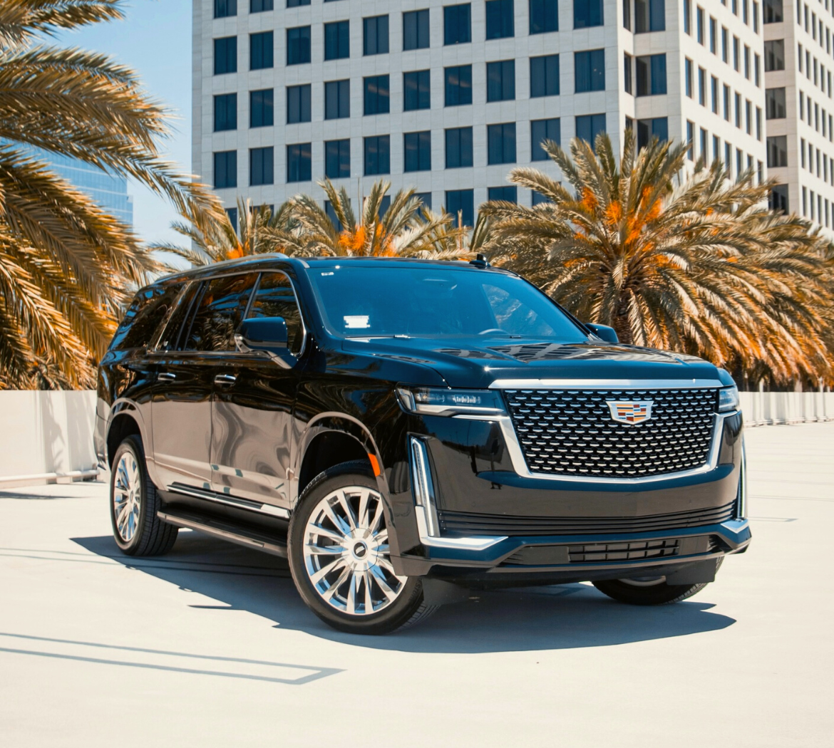 Luxury suv used for rental service